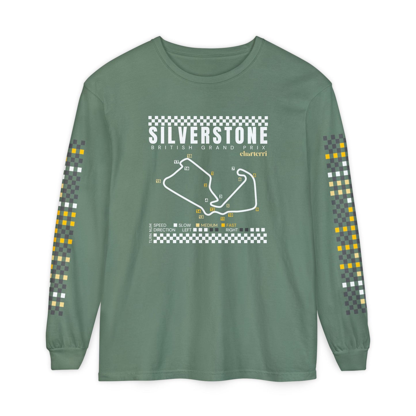 Silverstone British Grand Prix Corner Speeds Shirt