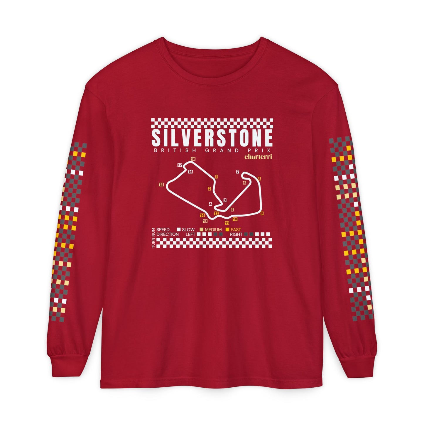 Silverstone British Grand Prix Corner Speeds Shirt